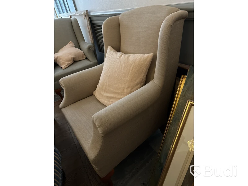 Fåtölj, beige