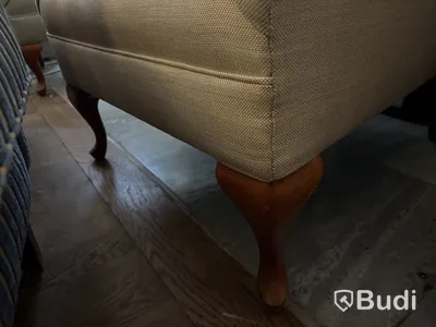 Fåtölj, beige