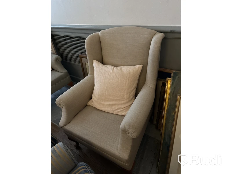Fåtölj, beige