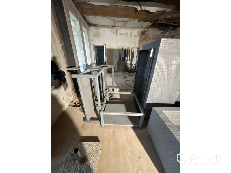 Parti med utomhusmöbler Brafab