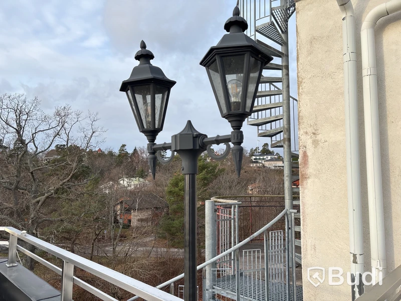 Lyktstolpe med 2 st. lyktor