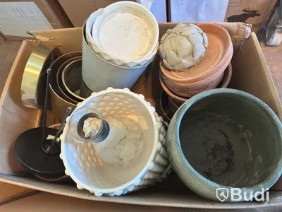 Lot of assorted planters, vases, etc.