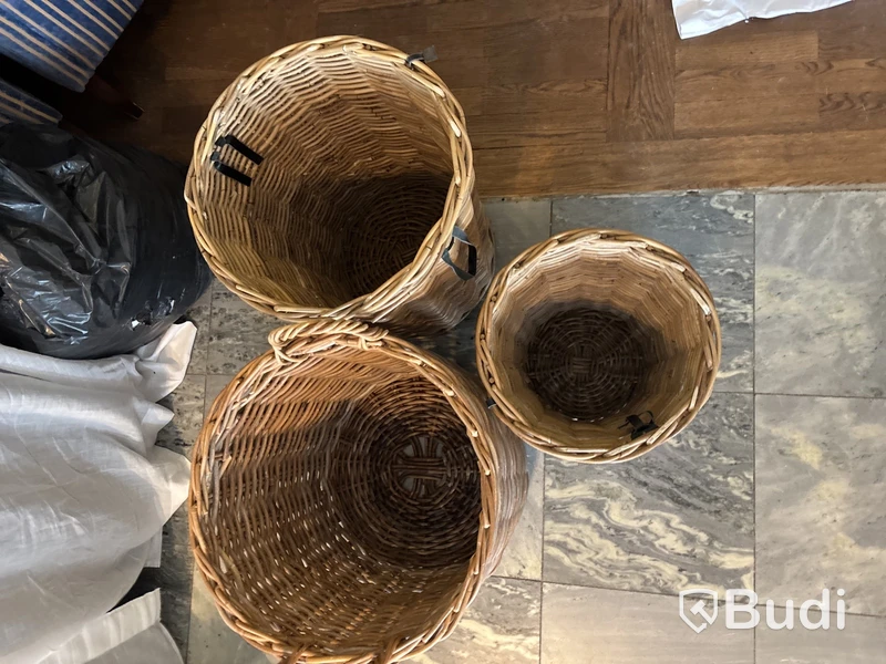 3 st. Tvättkorgar Artwood