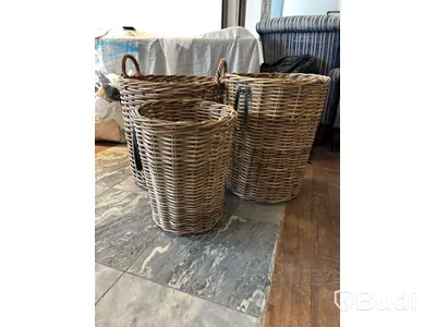 3 st. Tvättkorgar Artwood