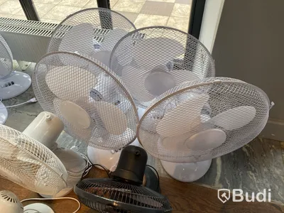 10 st. Fläktar, olika modeller och storlekar