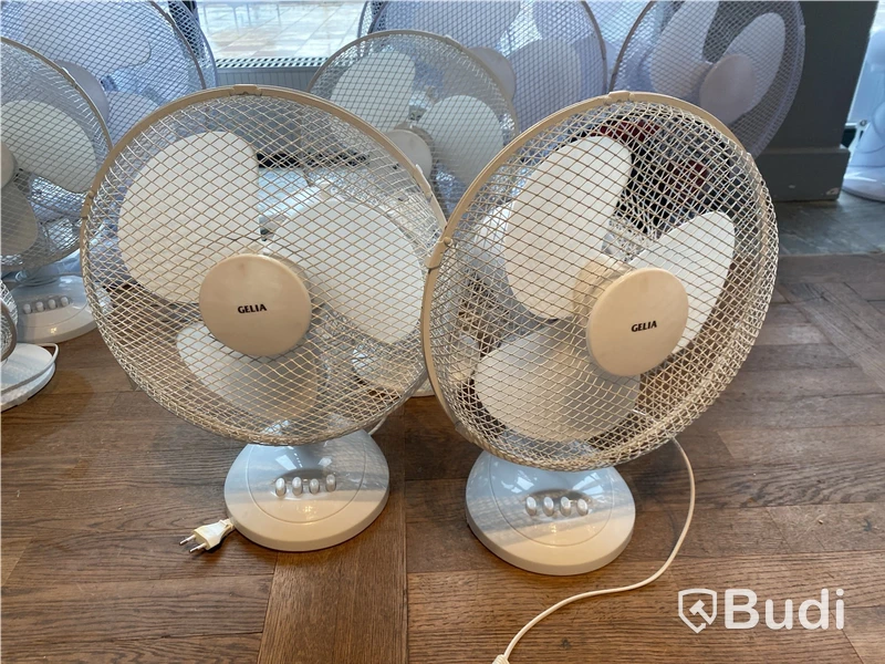 10 st. Fläktar, olika modeller och storlekar