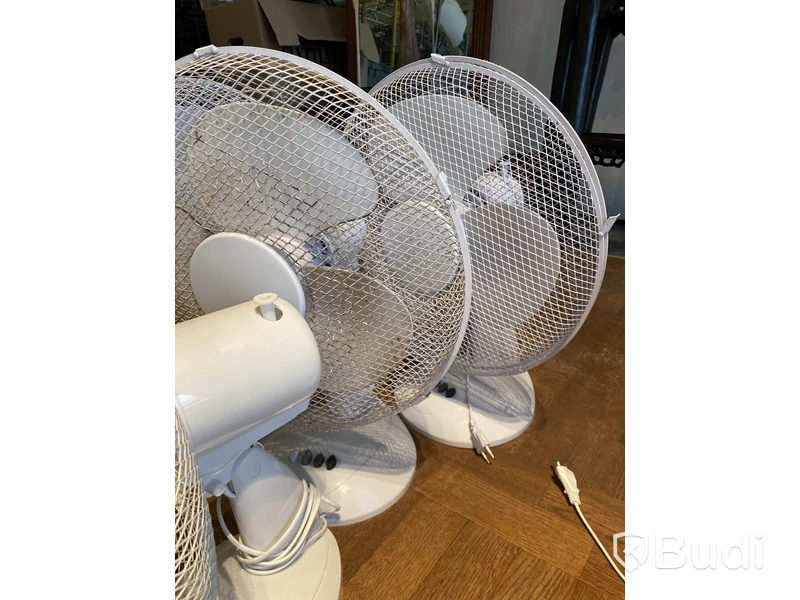 5 st. Fläktar, olika modeller och storlekar