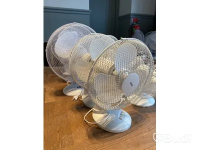 10 st. Fläktar, olika modeller och storlekar