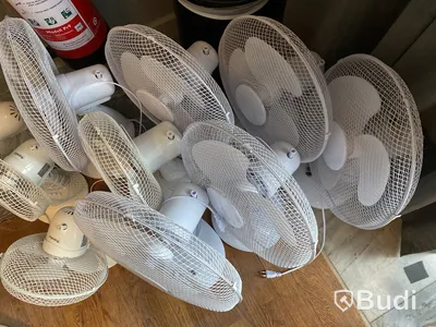10 st. Fläktar, olika modeller och storlekar