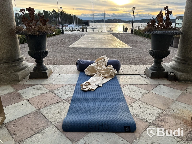 Yogaset blå