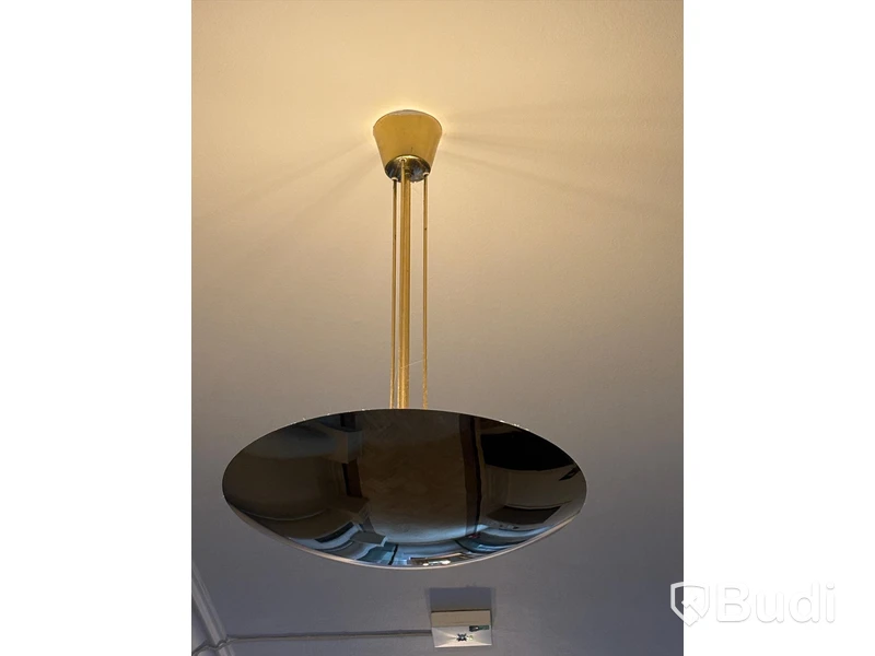 Taklampa  J.T KALMÁR, modell 7026, mässing, 3 ljuskällor