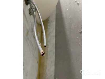 Kommod i marmor, inkl. blandare
