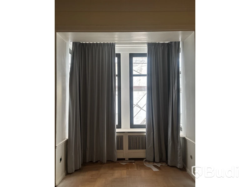 2 st. Mörkläggningsgardiner, grå