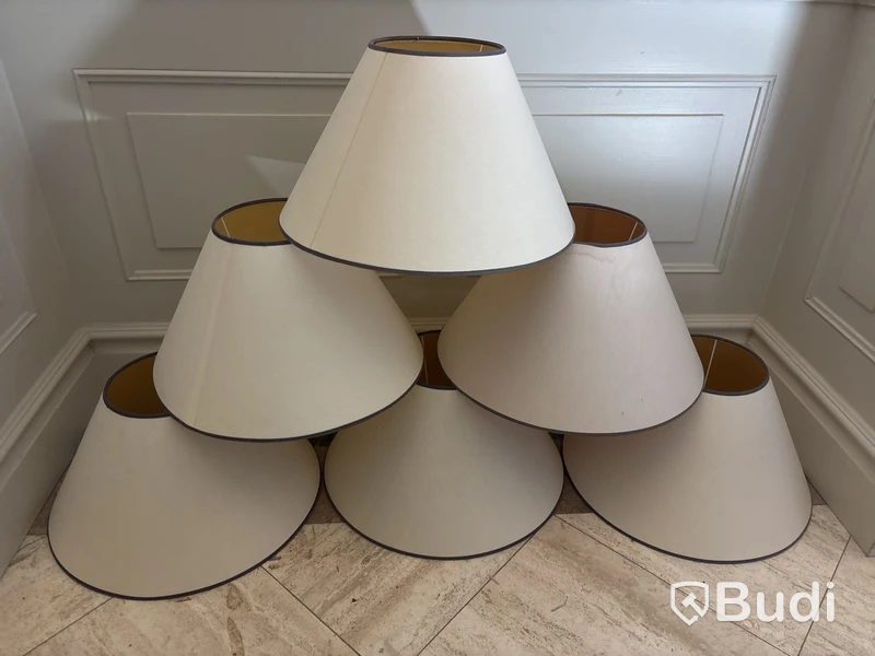 Parti med lampskärmar