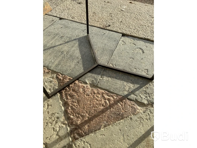 2 st. Soffbord, metall med trämarmorering
