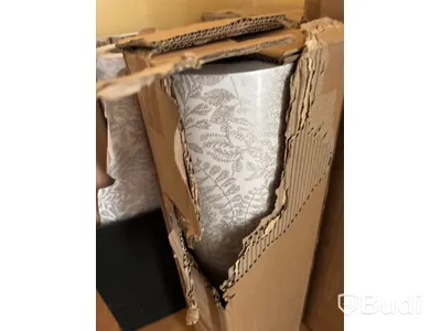 Parti med presentpapper, olika mönster och storlekar