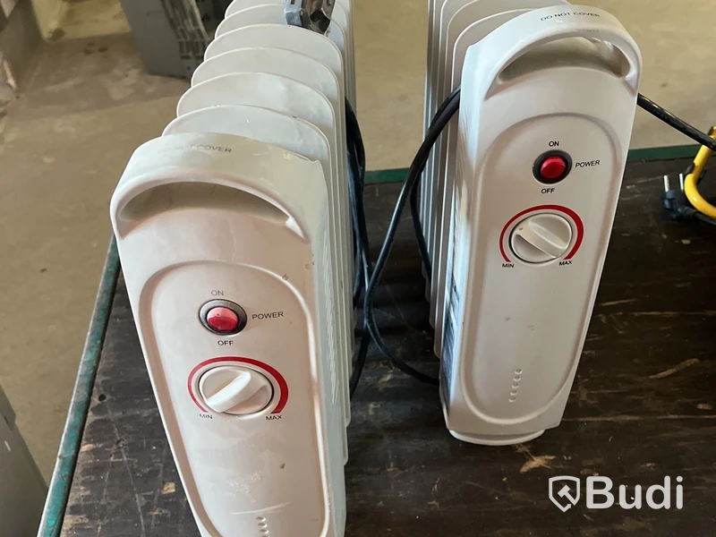 2 st oljefyllda radiatorer Eligent, 800W