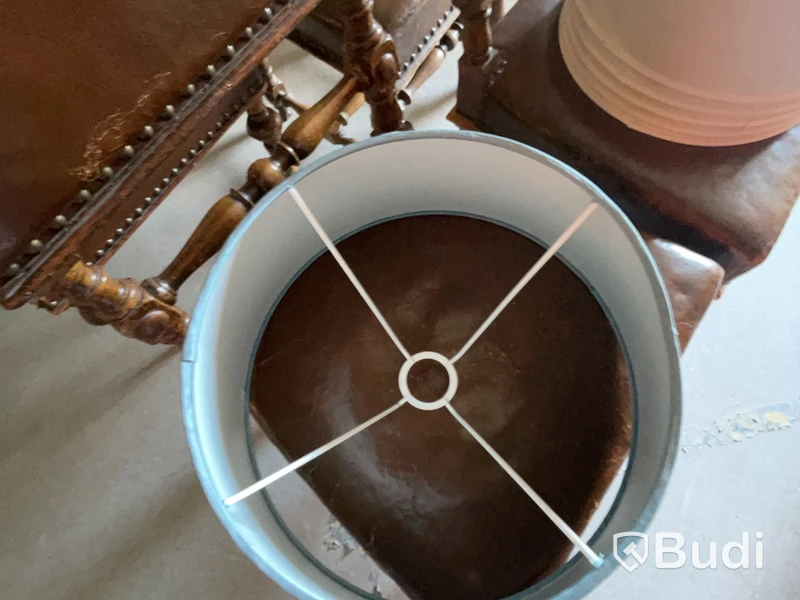 Lampshade, blue-grey, diameter 40 cm