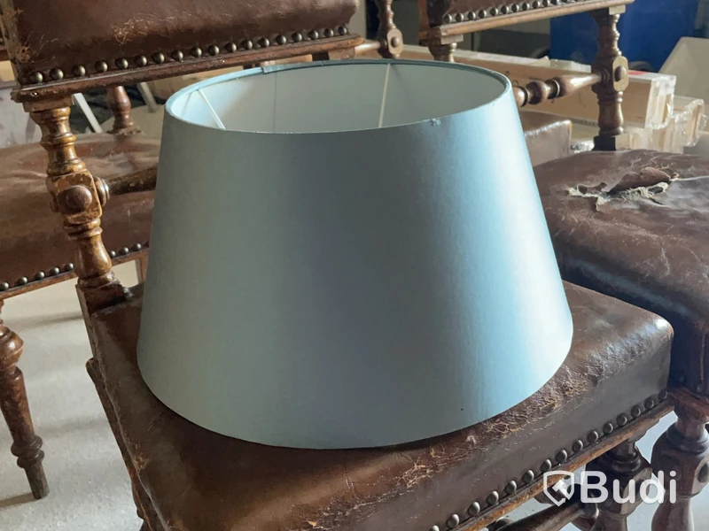 Lampshade, blue-grey, diameter 40 cm