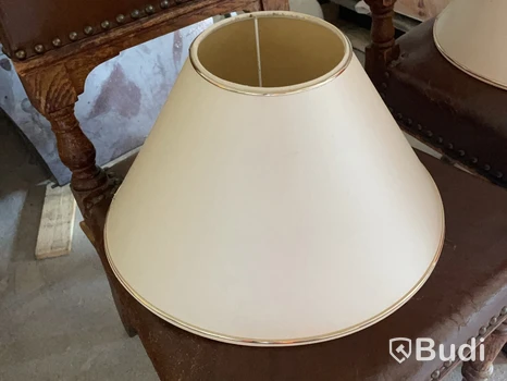 Lampskärmar, 4 st, beige, höjd 25, diameter 38