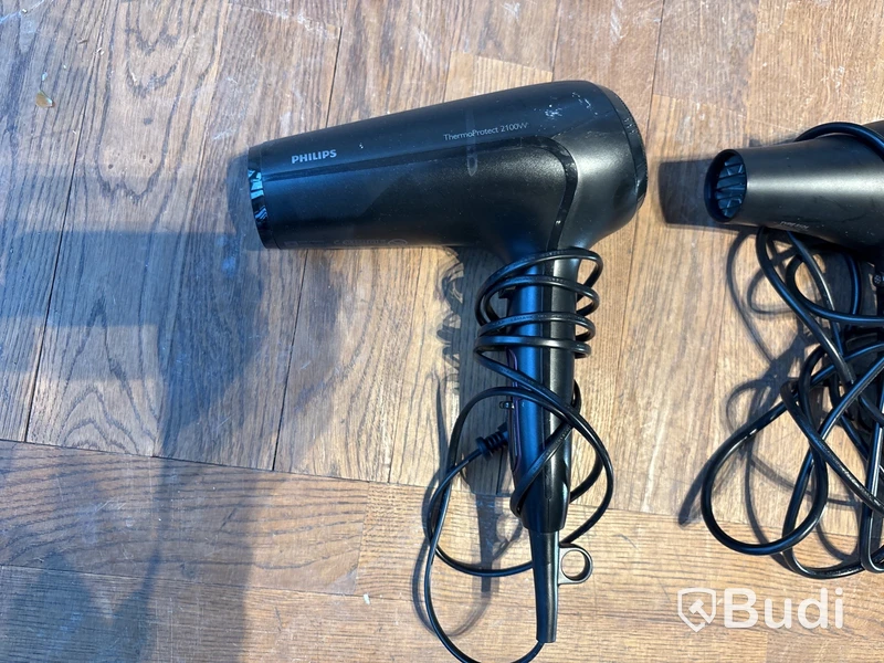3 st. Hårfönar, Philips och OBH Nordica
