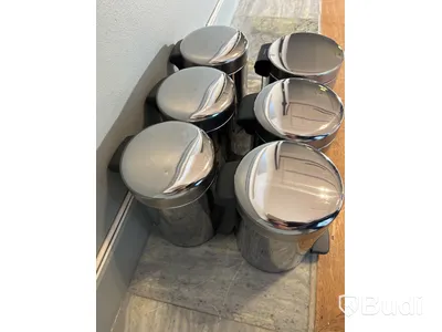 6 st. Papperskorgar Brabantia