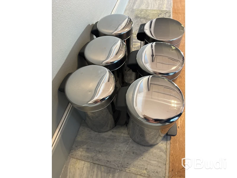 6 st. Papperskorgar Brabantia