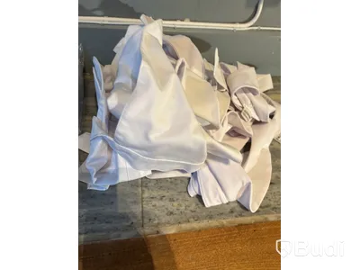 Parti med diverse arbetskläder