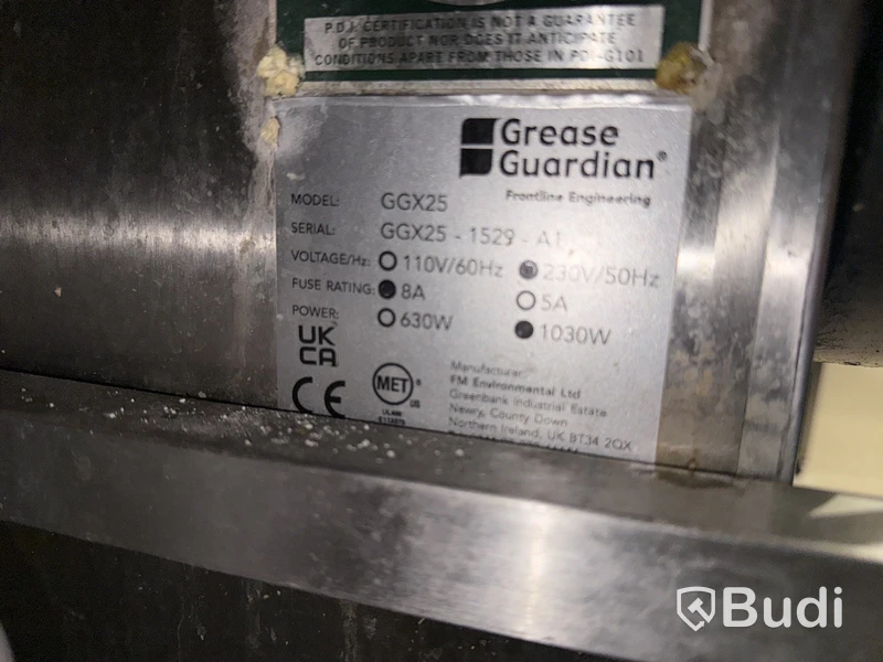 Fettavskiljare Grease Guardian GGX25 | 60 L