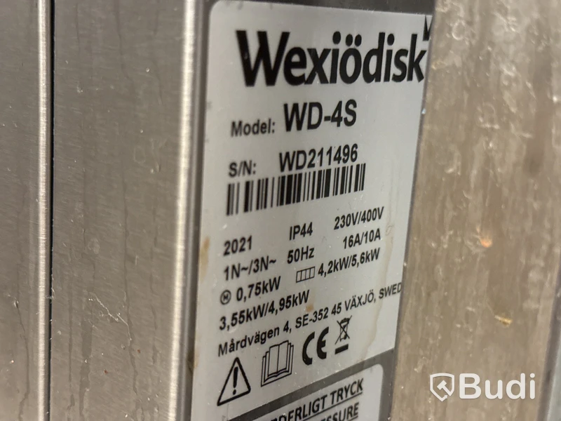 Diskmaskin Wexiödisk WD-4S | 2021