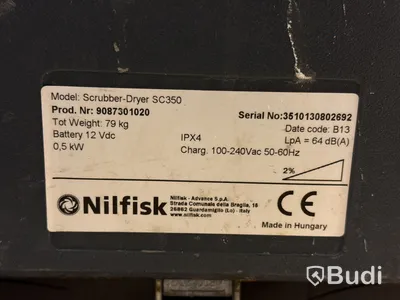 Skurmaskin Nilfisk SC350
