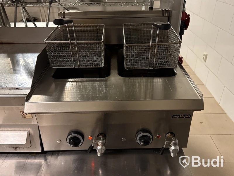 Dubbelfritös MBM EFB665 | 60 cm