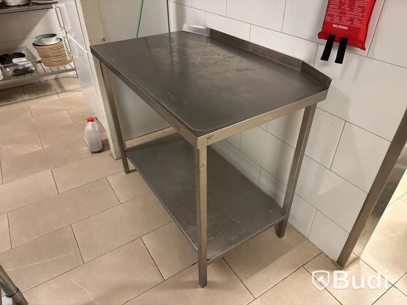 Rostfri bänk Rancold | 110x65x86 cm