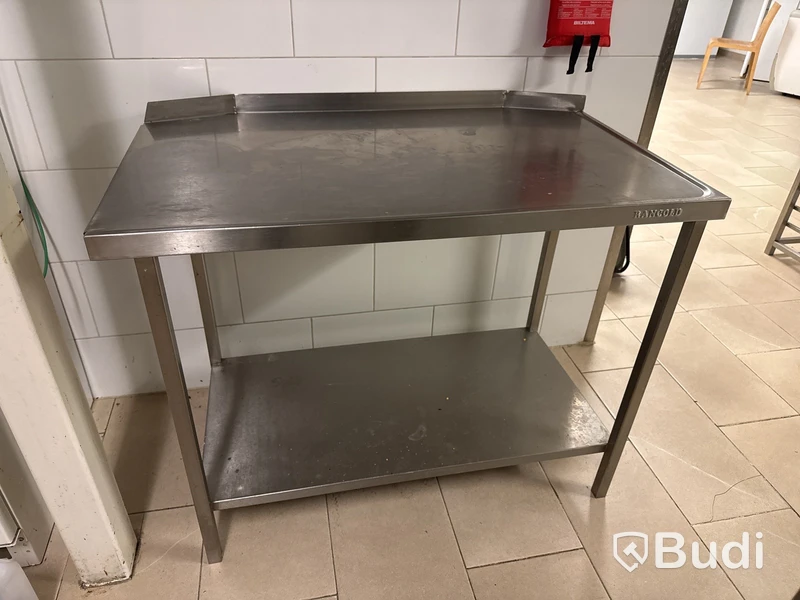 Rostfri bänk Rancold | 110x65x86 cm