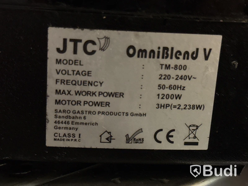Barmixer JTC OmniBlend V