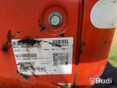 Minigrävare Kubota KX019-4, 2021, 1455 tim