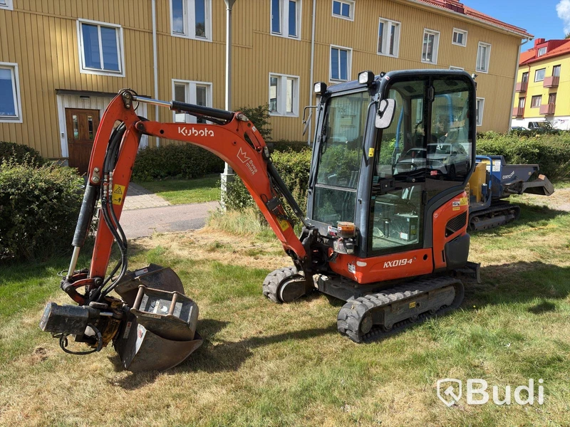 Minigrävare Kubota KX019-4, 2021, 1455 tim
