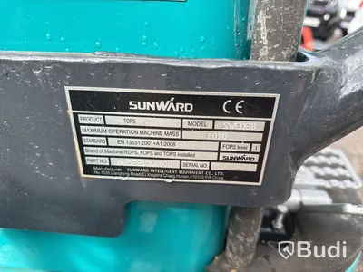 Minigrävare Sunward SWE08B inkl. redskap -2021