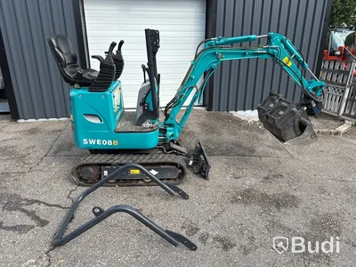 Minigrävare Sunward SWE08B inkl. redskap -2021