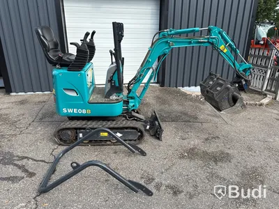 Minigrävare Sunward SWE08B inkl. redskap -2021