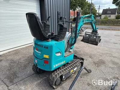 Minigrävare Sunward SWE08B inkl. redskap -2021