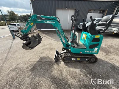 Minigrävare Sunward SWE08B inkl. redskap -2021