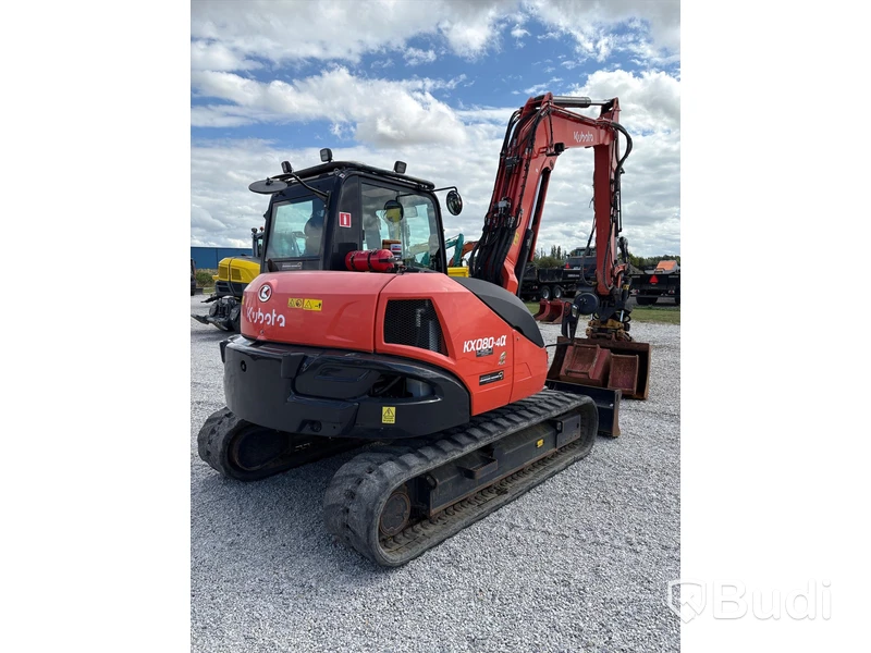 Grävmaskin Kubota KX080-4 -2019 inkl. tiltrotator och skopor