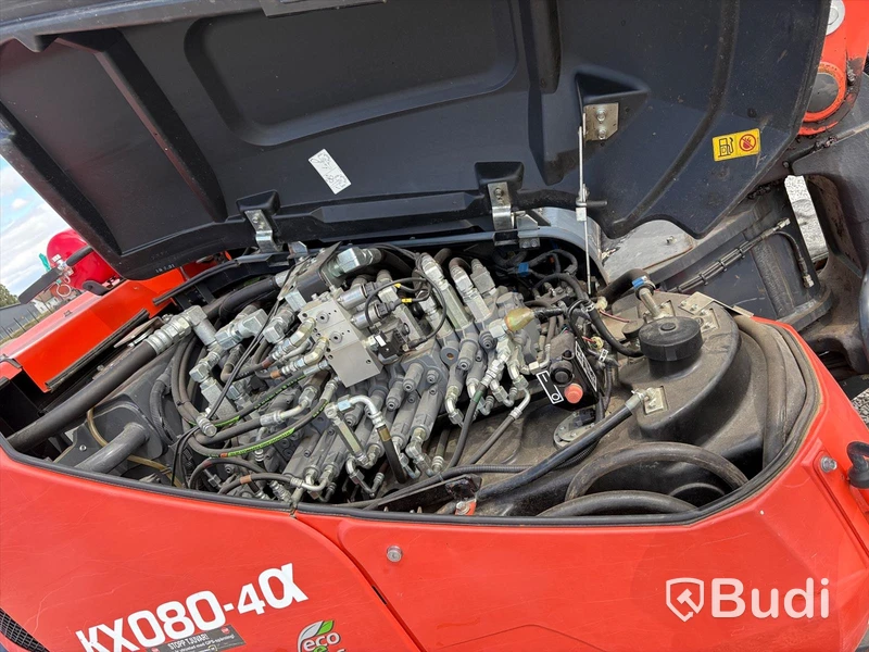 Grävmaskin Kubota KX080-4 -2019 inkl. tiltrotator och skopor