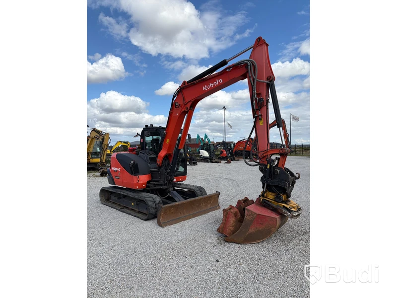 Grävmaskin Kubota KX080-4 -2019 inkl. tiltrotator och skopor