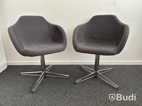 2 st. Snurrstolar Johanson Design