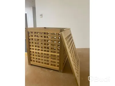Wooden stool/storage unit