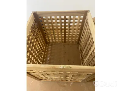 Wooden stool/storage unit