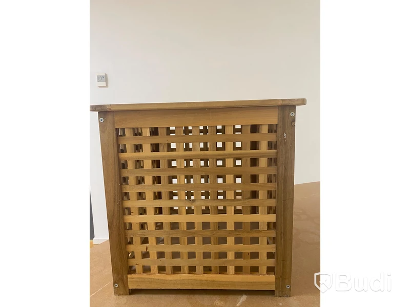 Wooden stool/storage unit