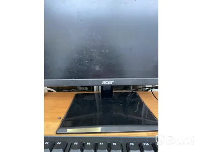 Asus desktop computer, Acer monitor